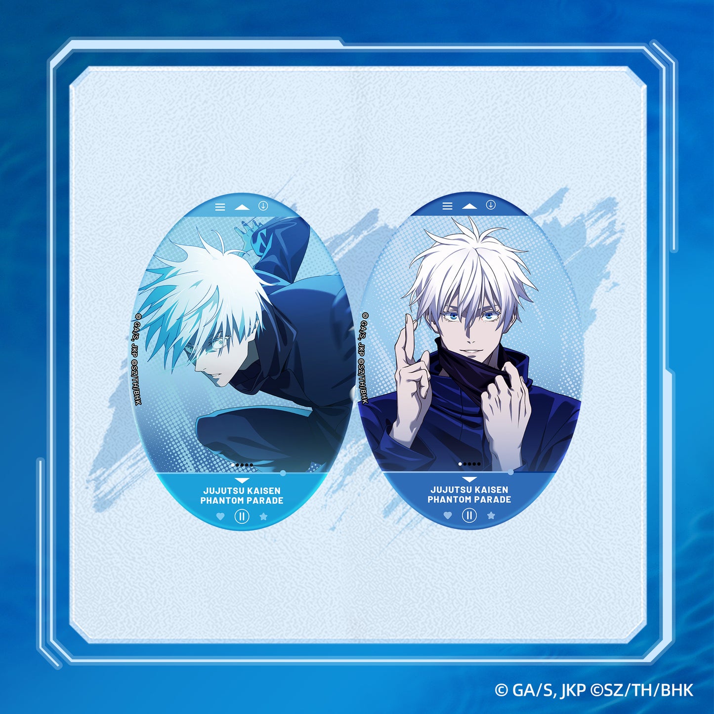 "Jujutsu Kaisen Phantom Parade"Satoru Gojo Character Pool Badge  Vol.1