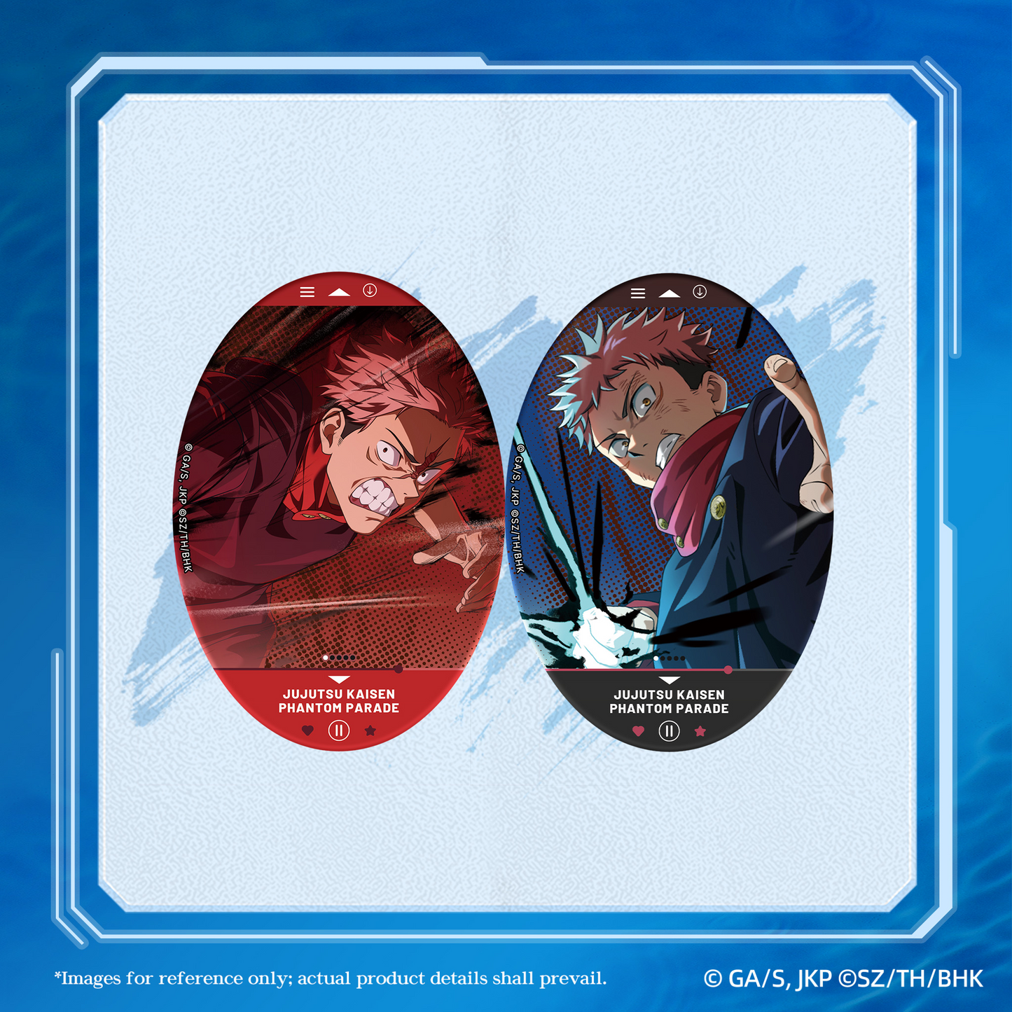 "Jujutsu Kaisen Phantom Parade" Yuji Itadori Character Pool Badge Vol.1