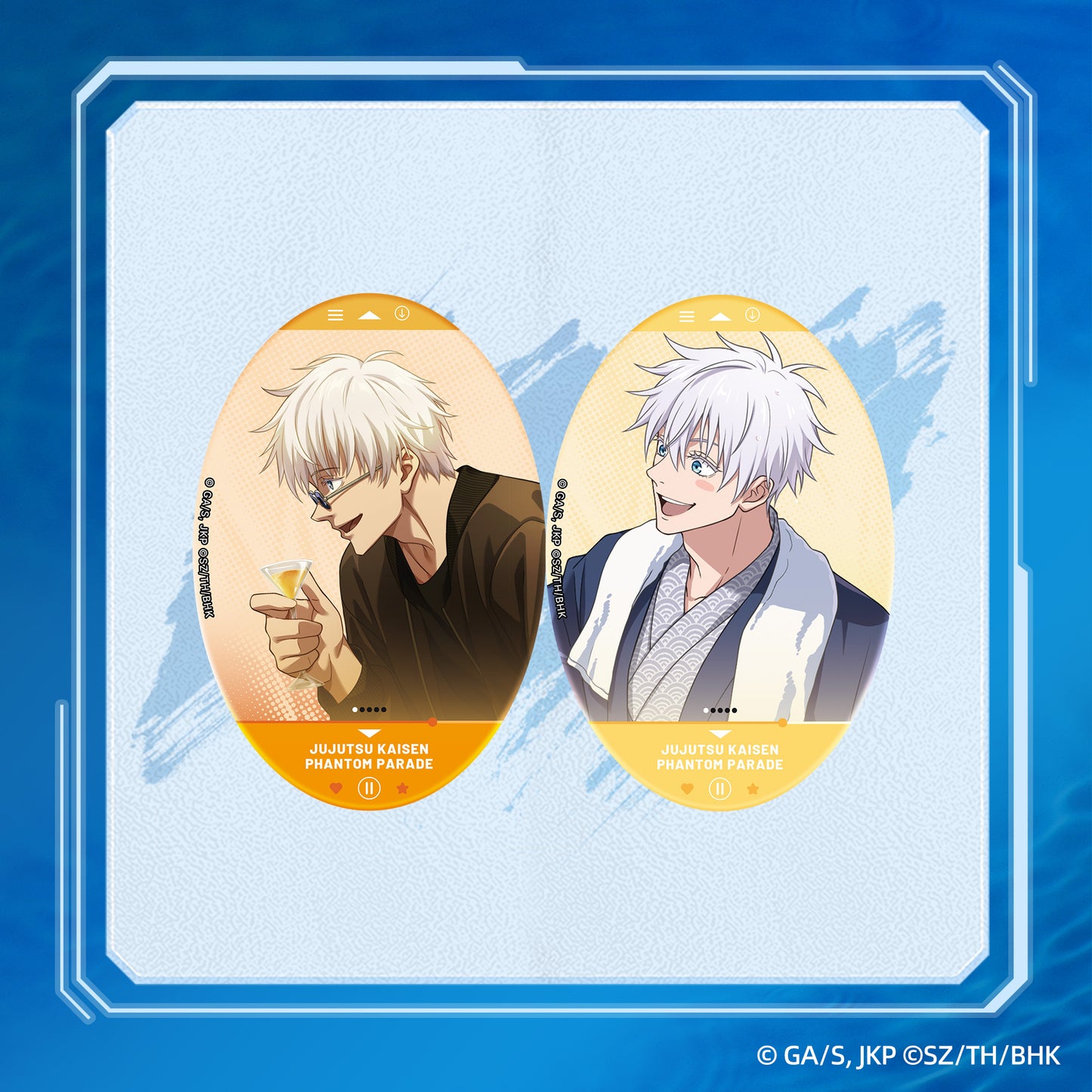"Jujutsu Kaisen Phantom Parade"Satoru Gojo Character Pool Badge  Vol.1