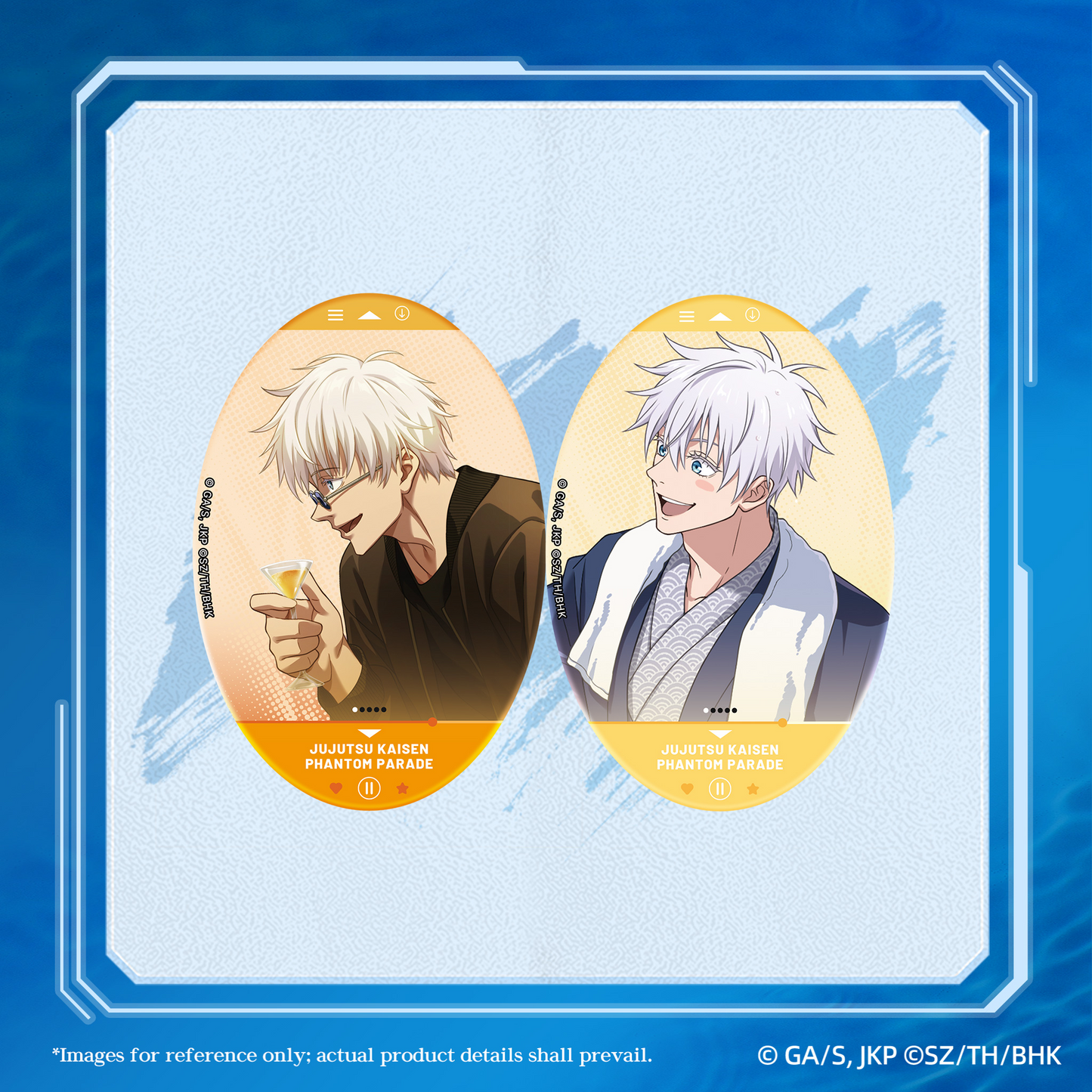 "Jujutsu Kaisen Phantom Parade"Satoru Gojo Character Pool Badge  Vol.1