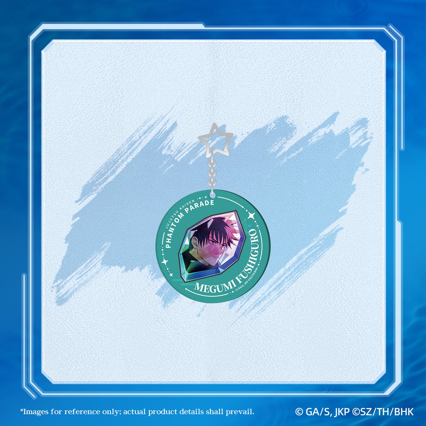 Jujutsu Kaisen Phantom Parade Gem-Shaped Acrylic Keychain