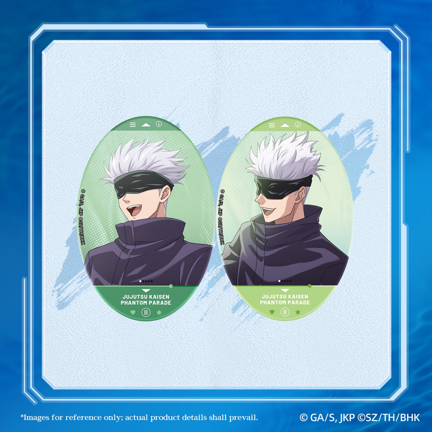 "Jujutsu Kaisen Phantom Parade"Satoru Gojo Character Pool Badge  Vol.1
