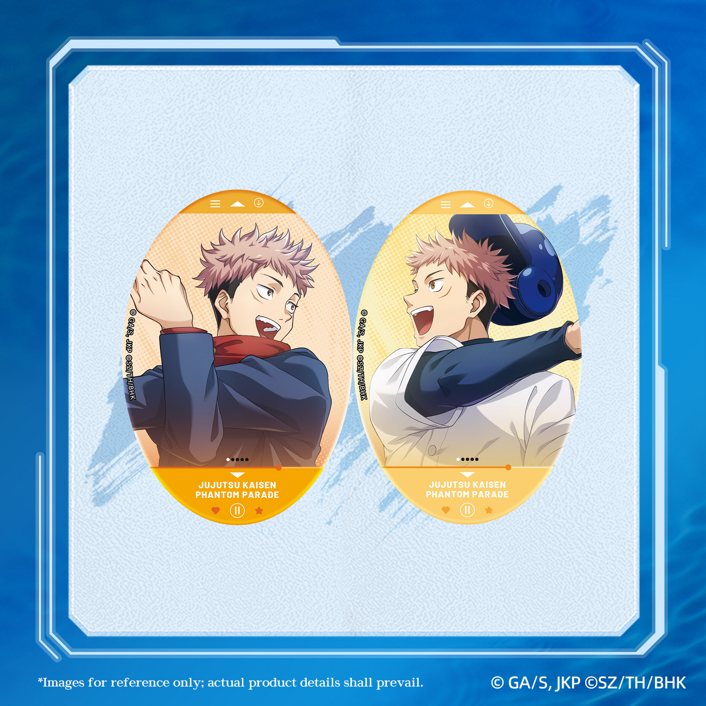 "Jujutsu Kaisen Phantom Parade" Yuji Itadori Character Pool Badge Vol.1